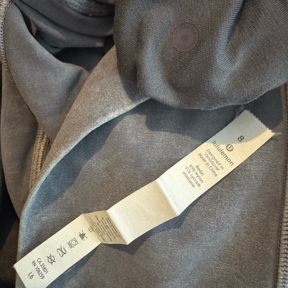 Lululemon Wunder Under High-Rise Tight *Snow Washed 28" Washed Luna Size 8 18 - Picture 6 of 7